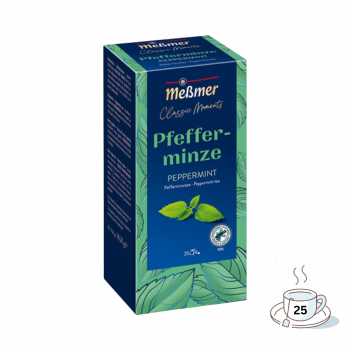 Meßmer Classic Moments Pfefferminze, Kräutertee, Teebeutel im Kuvert, 2. Entnahmefach/displaytauglich, 56,25g